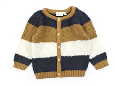 Name It india ink striped knit cardigan